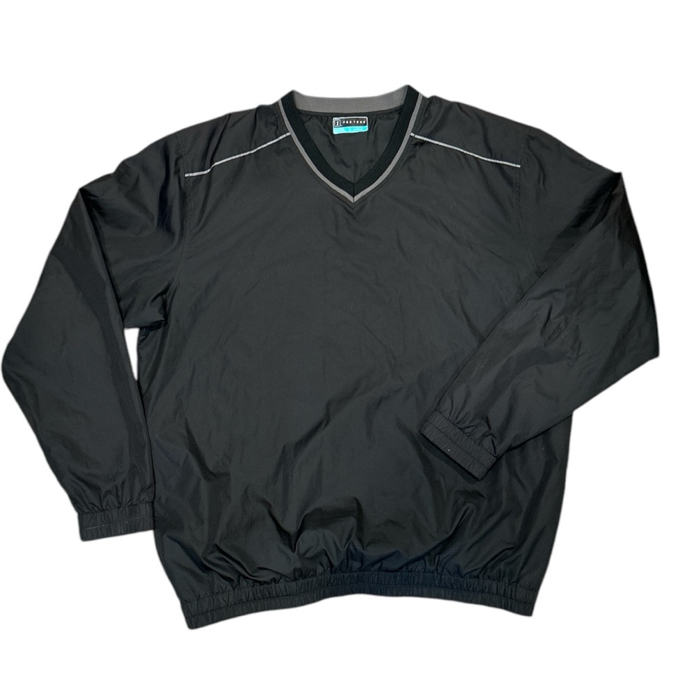 PGA‎ Tour Men’s Black Mesh Lined Windbreaker - Size L